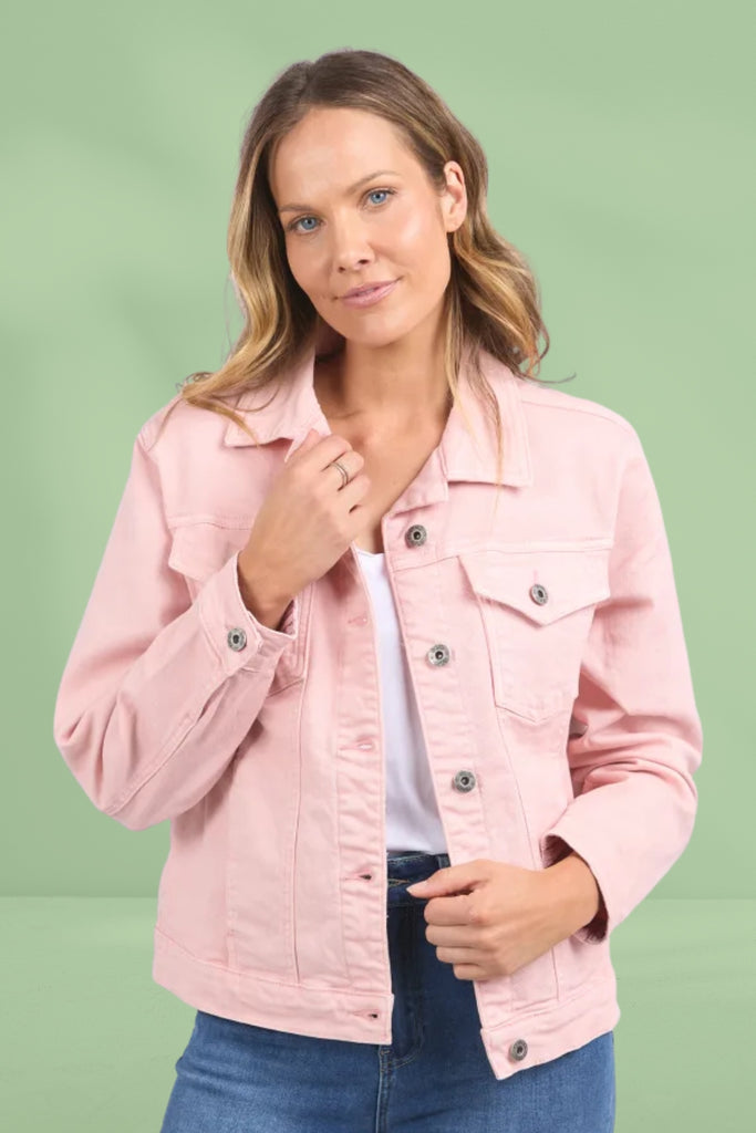 Elm Tilly Denim Jacket Blush From BoxHill
