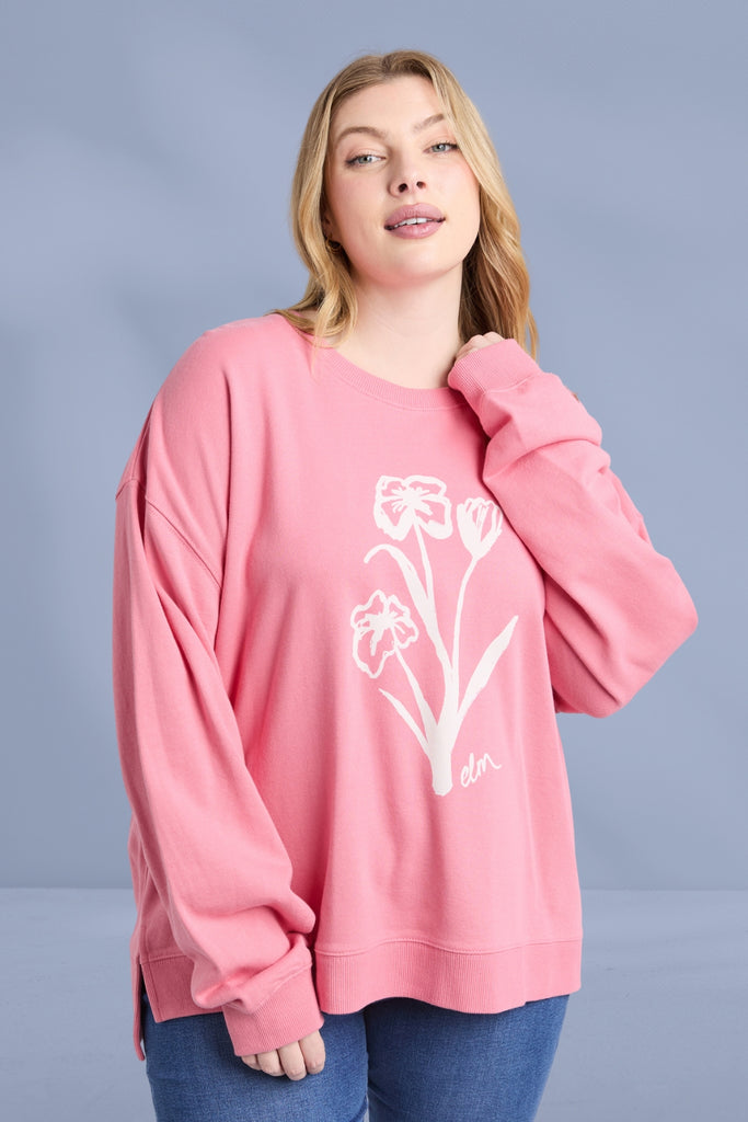 Elm Tulip Crew Charm Pink From BoxHill