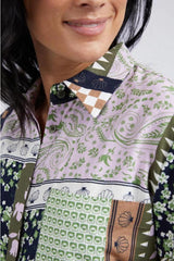Elm Vetiver Shirt Patchwork Print Multi From BoxHill