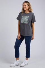 Elm Wild About You Tee Charcoal From BoxHill