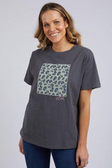 Elm Wild About You Tee Charcoal From BoxHill