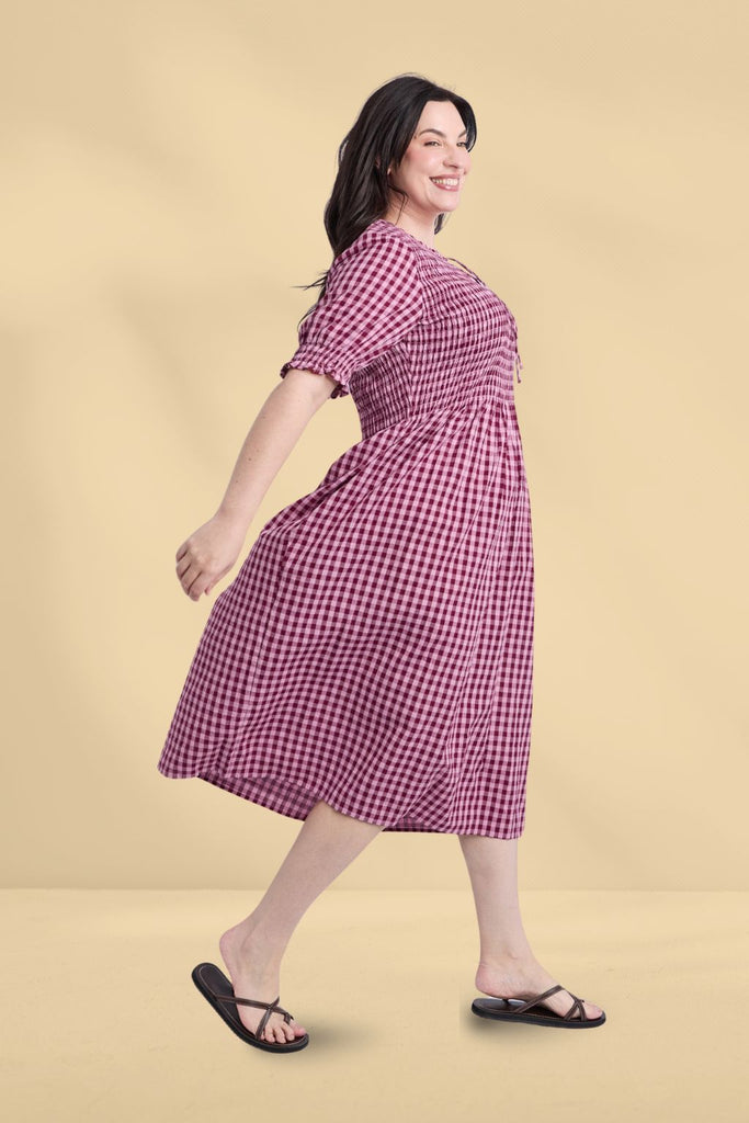 Foxwood Willa Dress Merlot From BoxHill