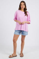 Elm Xanthe Rib Tee Lilac From BoxHill