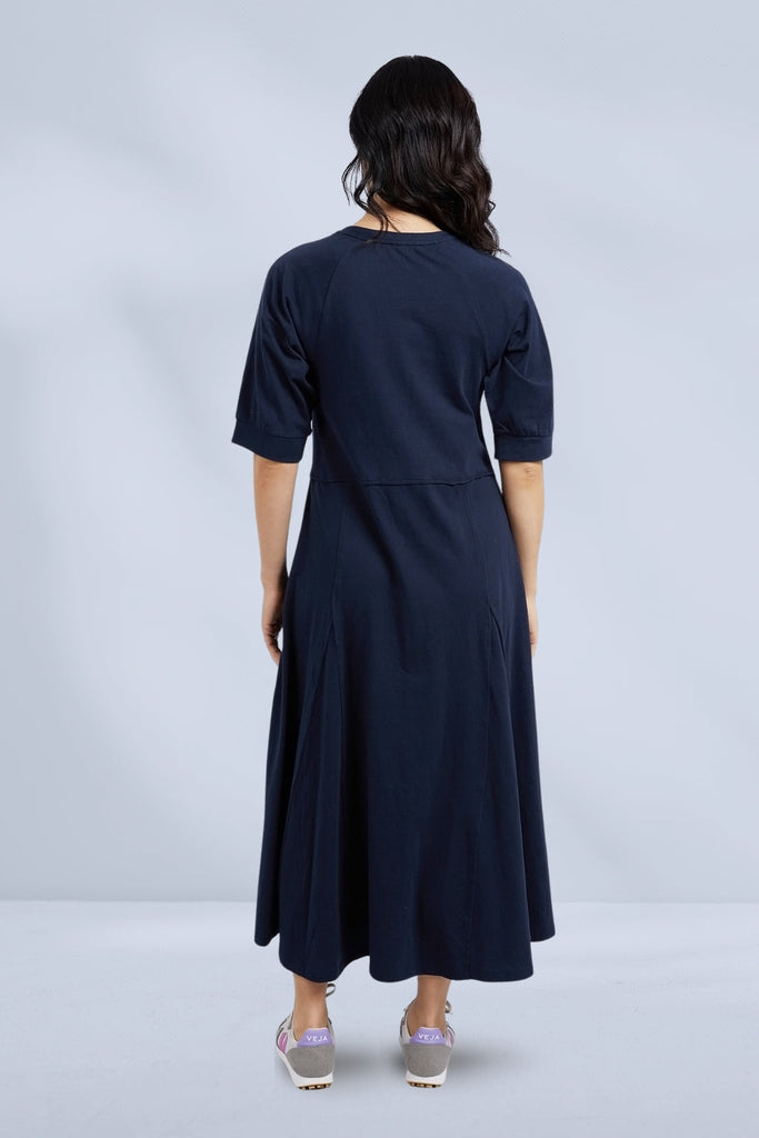 Elm York Midi Dress Navy From BoxHill