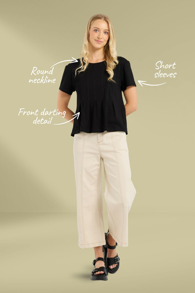 Et Alia Ari Top Black From BoxHill