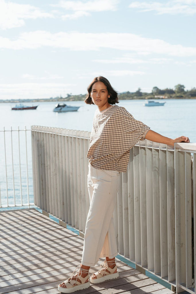 Et Alia Aroha Top Sunset Check From BoxHill
