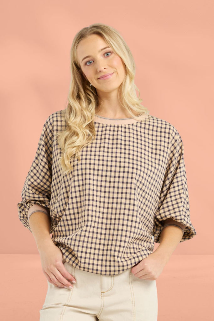 Et Alia Aroha Top Sunset Check From BoxHill