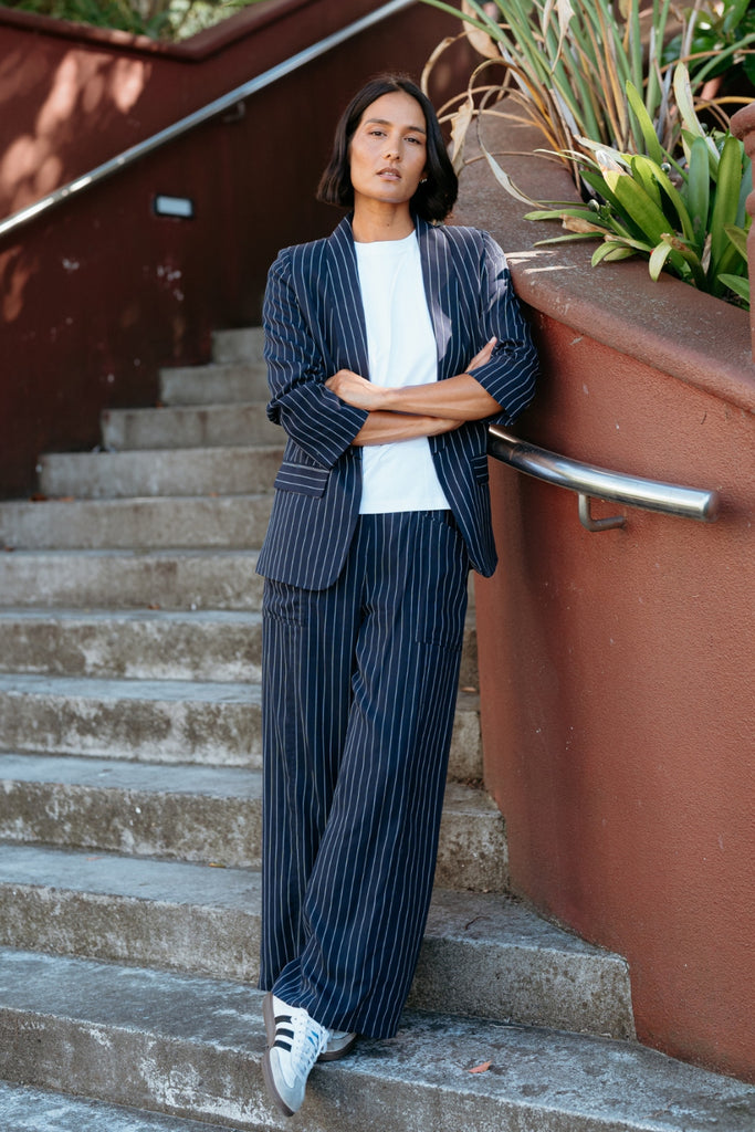 Et Alia Chloe Pants Midnight Stripes From BoxHill