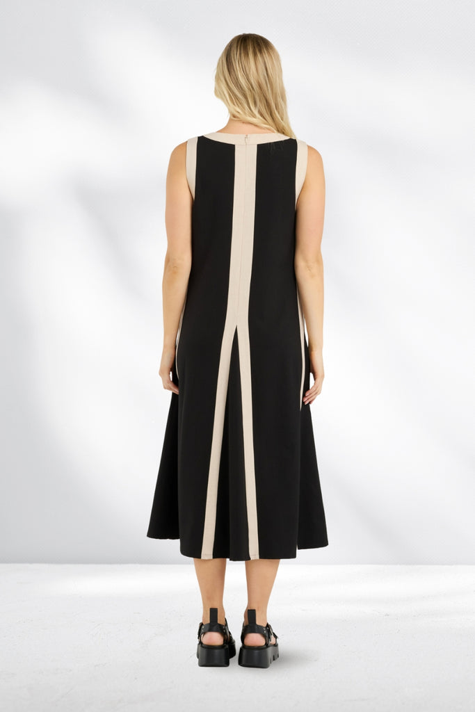 Et Alia Edie Dress Noir Lines From BoxHill