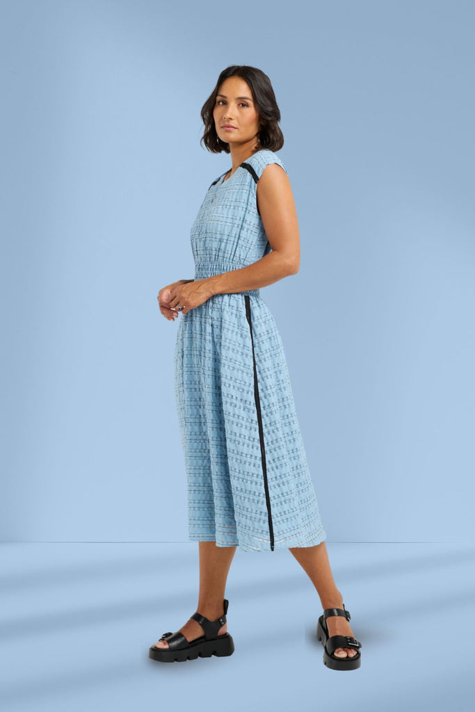 Et Alia Ella Dress Sky Check From BoxHill