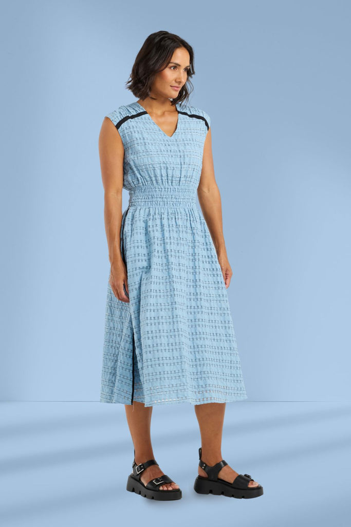 Et Alia Ella Dress Sky Check From BoxHill