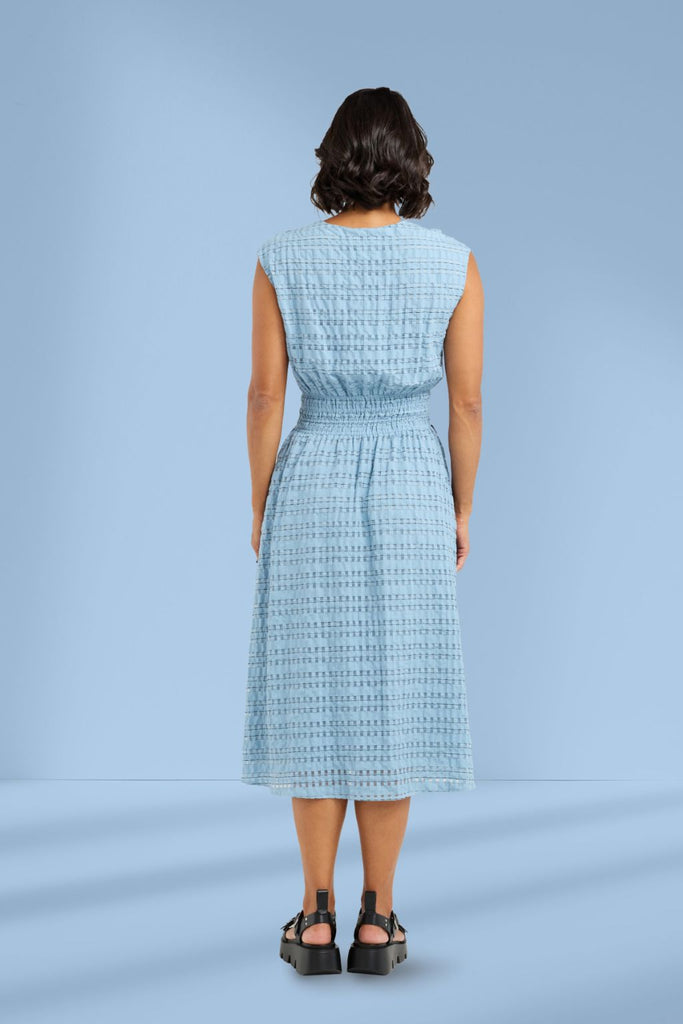 Et Alia Ella Dress Sky Check From BoxHill
