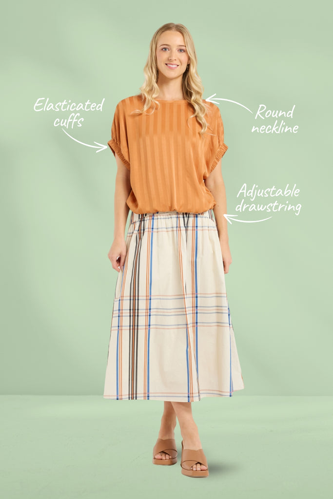 Et Alia Harlee Top Copper Glow From BoxHill