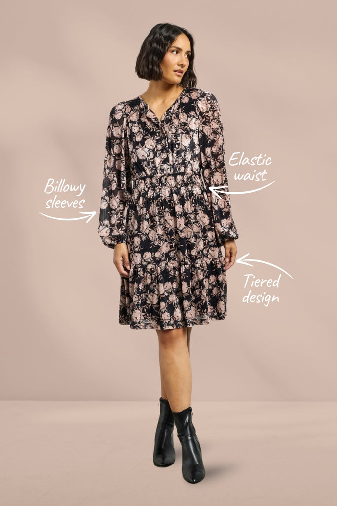 Et Alia Heidi Dress Velvet Garden Print From BoxHill