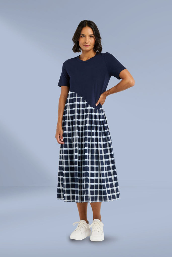 Et Alia Lee Dress Midnight Weave From BoxHill