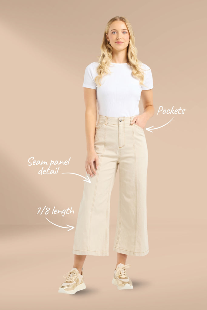 Et Alia Maya Pants Buttercream From BoxHill