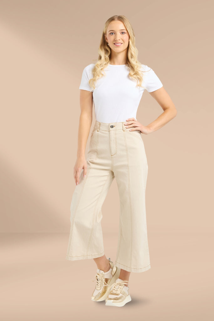 Et Alia Maya Pants Buttercream From BoxHill