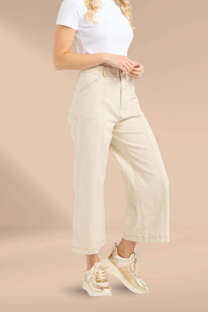 Et Alia Maya Pants Buttercream From BoxHill