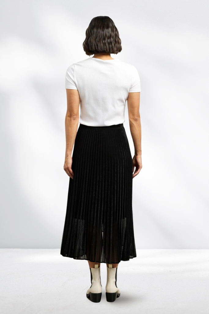 Et Alia Sawyer Skirt Velvet Mesh Black From BoxHill