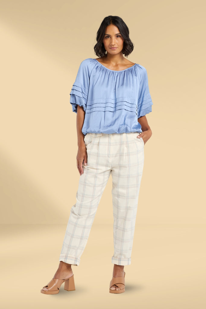 Et Alia Sophie Top Cornflower From BoxHill