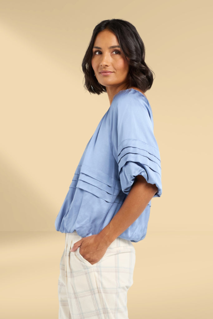 Et Alia Sophie Top Cornflower From BoxHill