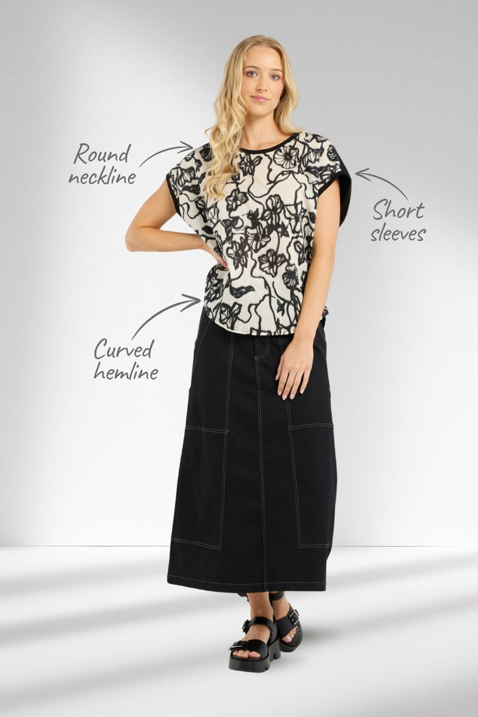 Et Alia Tatum Top Street Blossoms From BoxHill