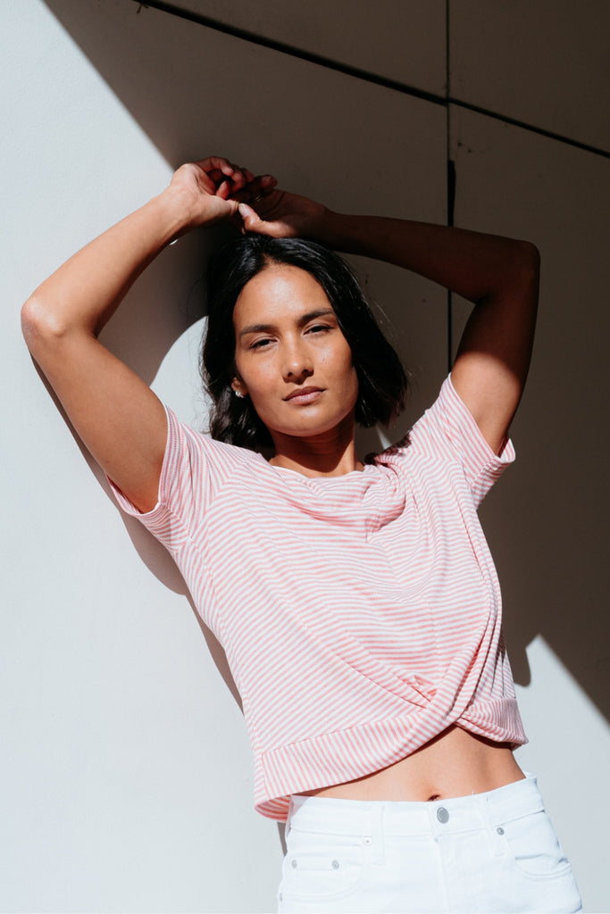 Et Alia Twist Tee Candy Stripe From BoxHill
