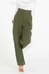 Fate and Becker Alter Ego Tailored Pants Olive From BoxHill