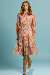 Fate and Becker Another Love Midi Shirt Dress Vintage Floral From BoxHill