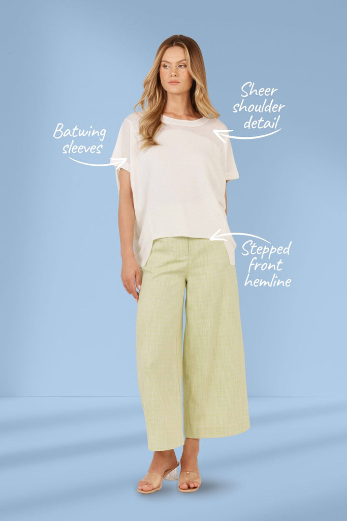 Fate and Becker Corsica Knit White From BoxHill