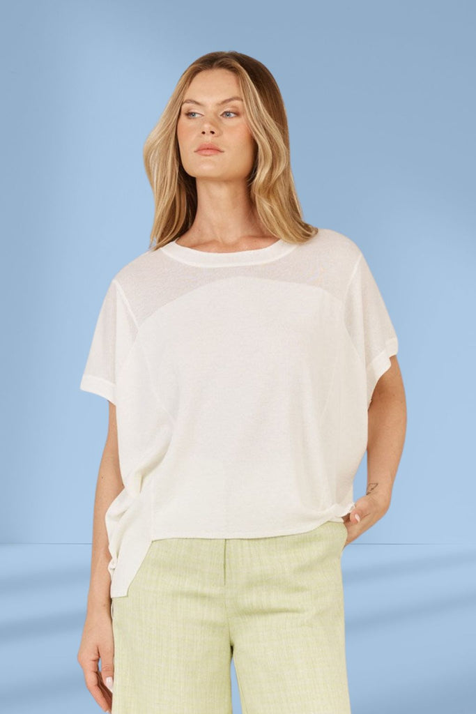 Fate and Becker Corsica Knit White From BoxHill