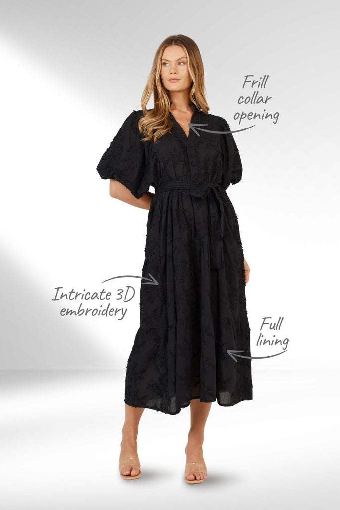 Fate and Becker Gardenia Dress Black From BoxHill