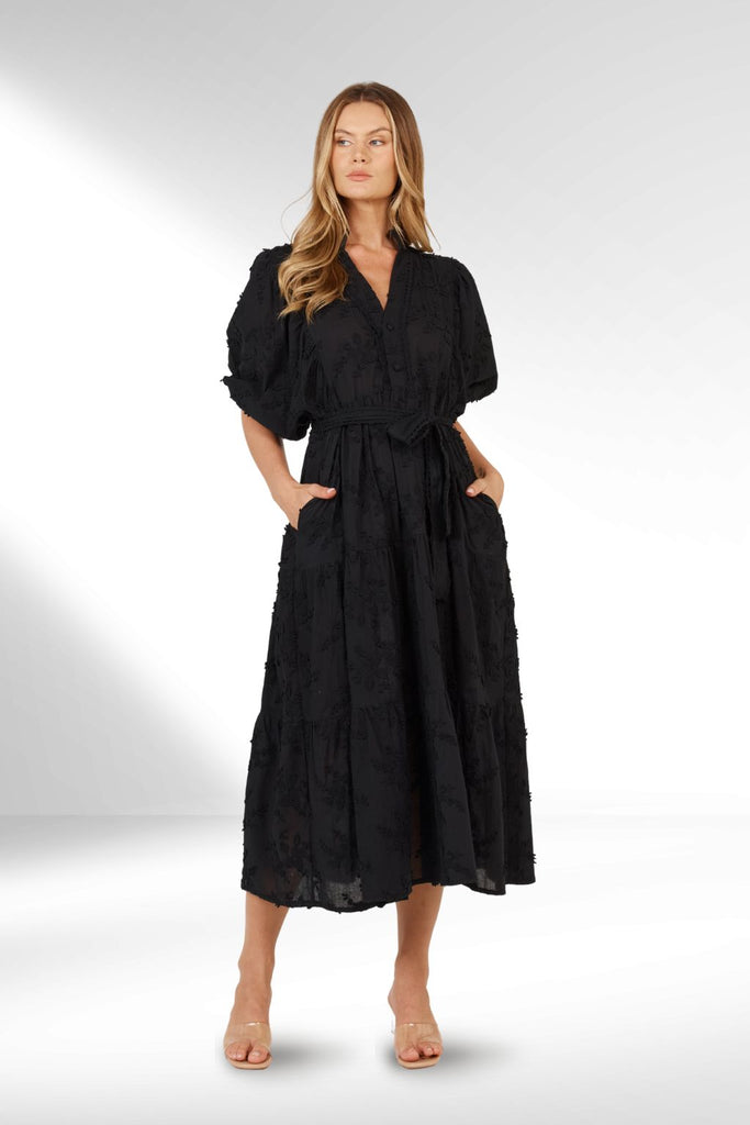Fate and Becker Gardenia Dress Black From BoxHill