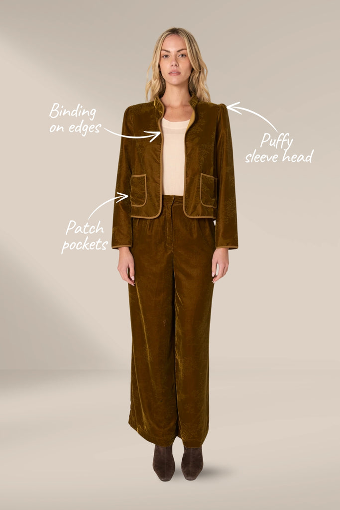 Fate and Becker Intricate Jacket Gold From BoxHill