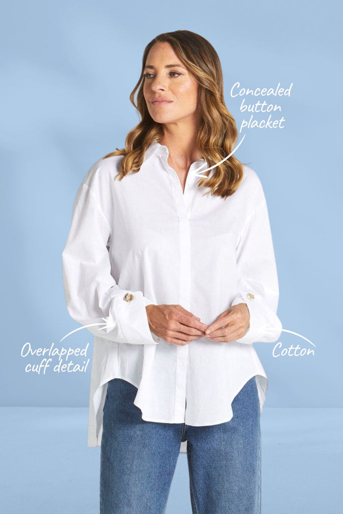 Fate and Becker Melody Shirt White From BoxHill