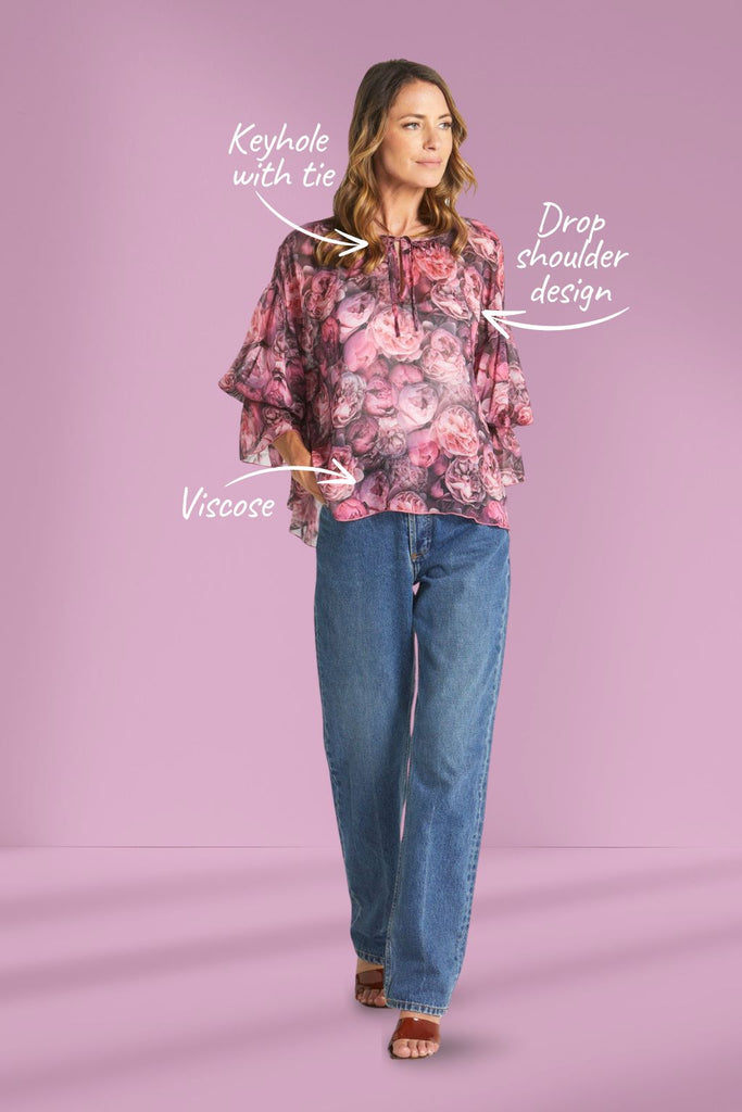 Fate and Becker Phenomenon Blouse Peony From BoxHill
