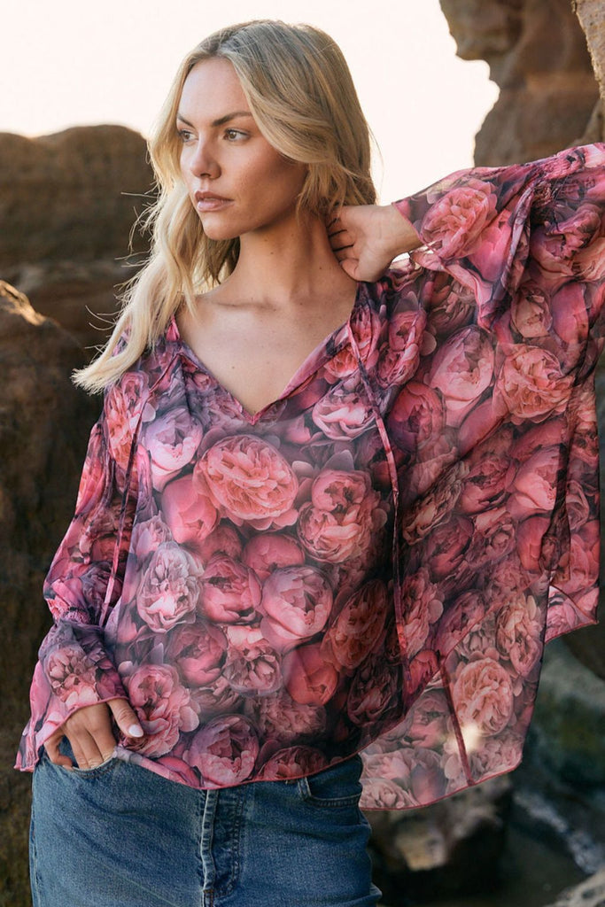 Fate and Becker Phenomenon Blouse Peony From BoxHill