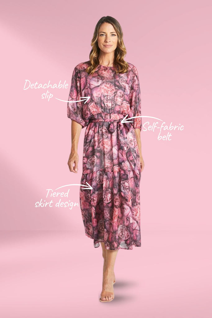 Fate and Becker Phenomenon Dress Peony Pink From BoxHill