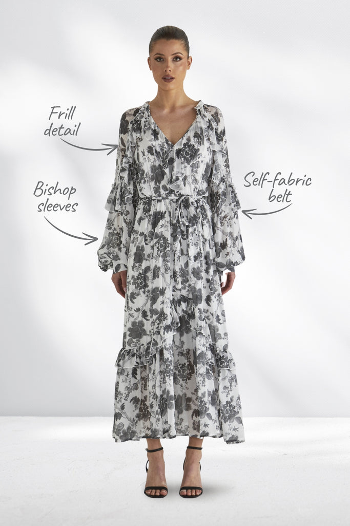 Fate and Becker Say So Dress White Floral From BoxHill