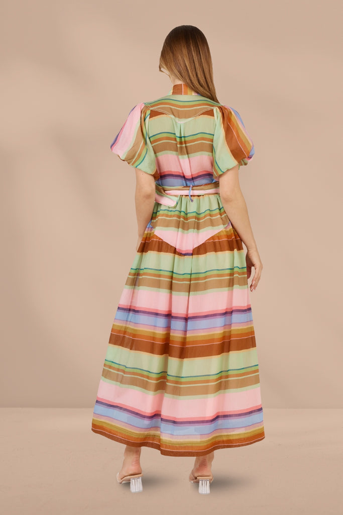 Fate and Becker Siesta Dress Stripe Multi From BoxHill