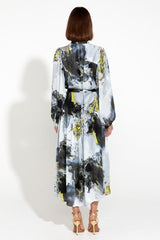 Fate and Becker Transfixed Midi Duster Shirt Dress Marble From BoxHill