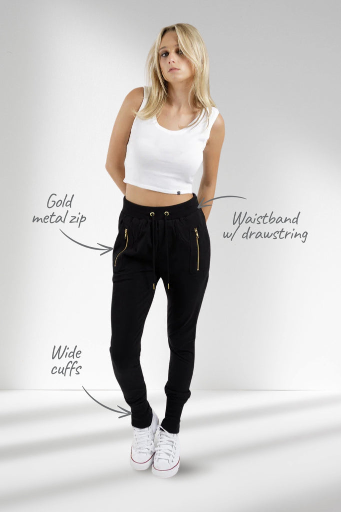 Federation Escape Trackies Black Gold From BoxHill