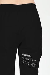 Federation Escape Trackies Je T'aime Black Silver Zips From BoxHill