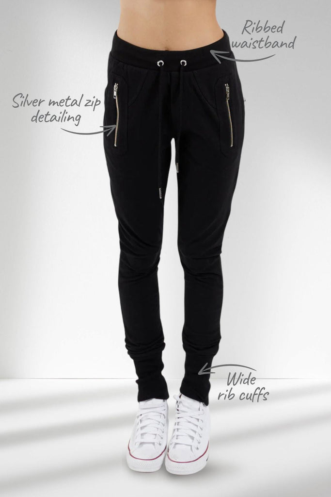 Federation Escape Trackies Silver Zips Black Silver From BoxHill