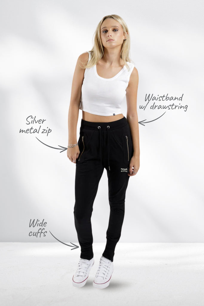 Federation Escape Trackies Sketch Black White From BoxHill