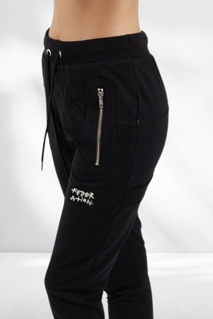 Federation Escape Trackies Sketch Black White From BoxHill