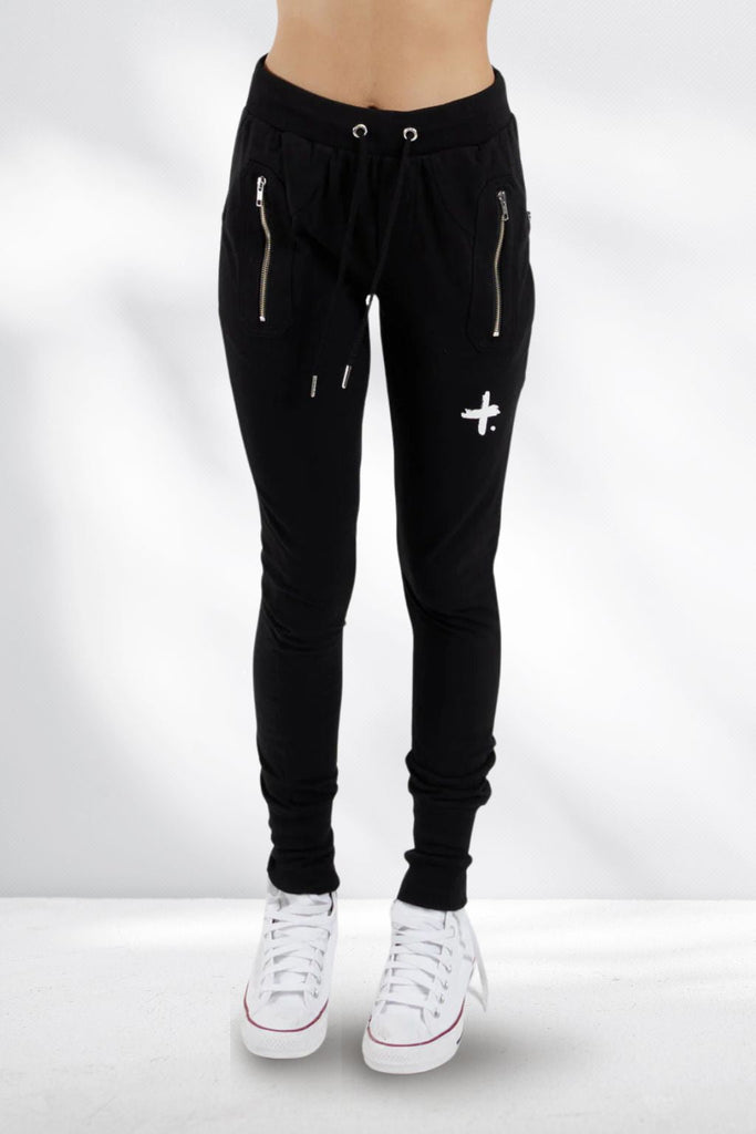 Federation Escape Trackies Staple Black White From BoxHill