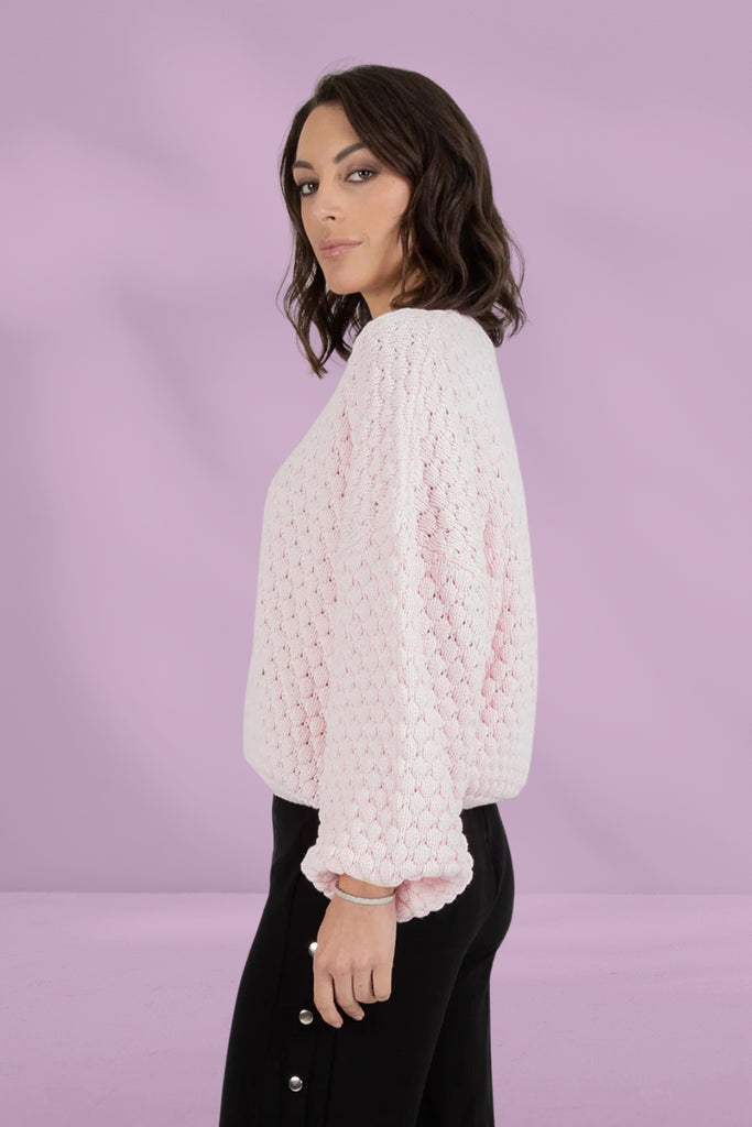 Federation Honeycomb Knit Sherbert From BoxHill