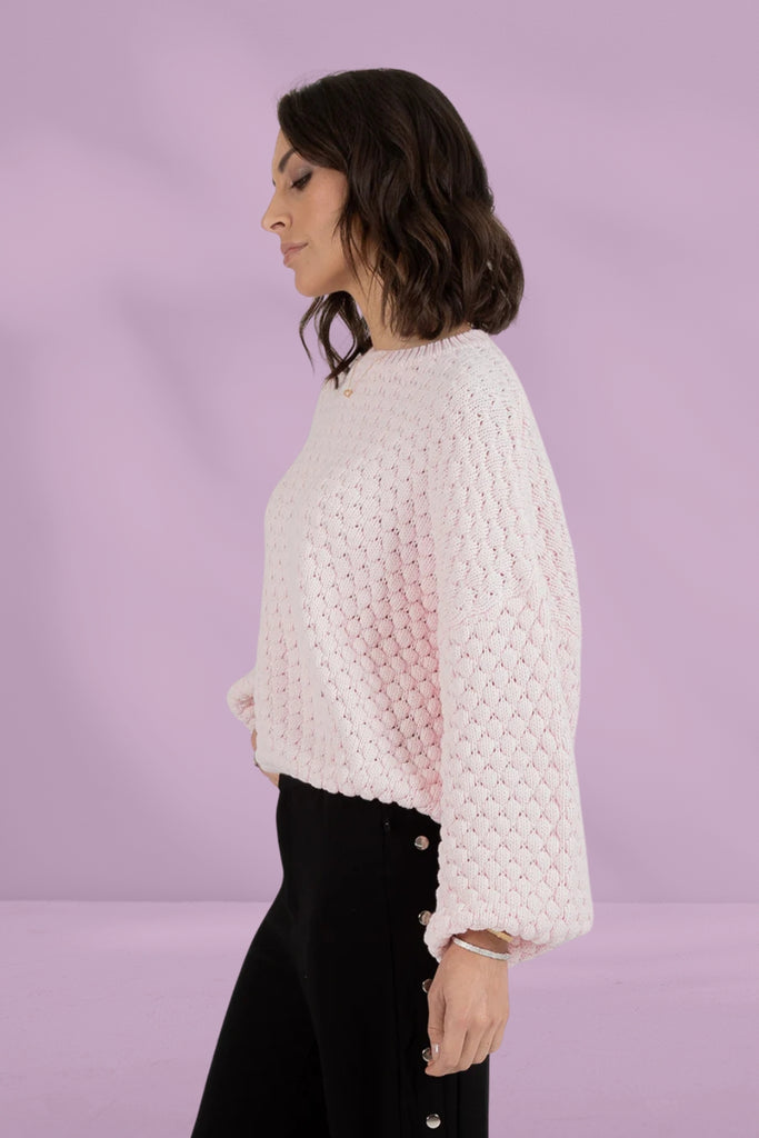 Federation Honeycomb Knit Sherbert From BoxHill