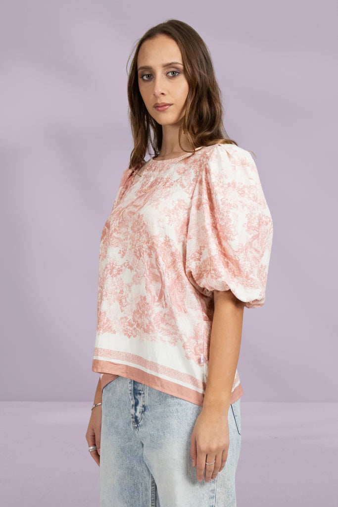 Federation Punch Top Pink From BoxHill